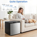 Compact Mini Fridge with 7-Level Thermostat - 1.7 Cu Ft by LJGDeals