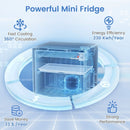 Compact Mini Fridge with 7-Level Thermostat - 1.7 Cu Ft by DirectDeals