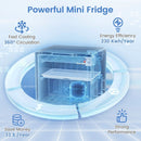 Compact Mini Fridge with 7-Level Thermostat - 1.7 Cu Ft by LJGDeals