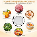 Compact Mini Fridge with 7-Level Thermostat - 1.7 Cu Ft by LJGDeals