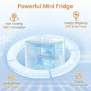 Compact Mini Fridge with 7-Level Thermostat - 1.7 Cu Ft by LJGDeals