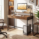 Compact Office Desk with Removable Monitor Shelf & Drawer by LJGDeals