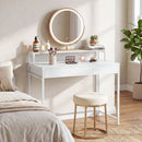 Compact Office Desk with Removable Monitor Shelf & Drawer by LJGDeals