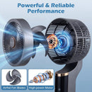 Compact Oscillating Standing Fan with 70° Oscillation and 90° Tilt for Home Office by DirectDeals