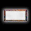 Mosaic Wall Art, Abstract Wall Print, Sunset, Lake Art, Canvas Print, Wall Hanging, Panoramic Art, Dining Room Decor, Realtor Thank You