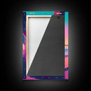 Vaporwave aesthetic art, framed canvas print, gift for her, girl's room / daugher's room wall art