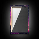 The Monoliths, Scifi art, retro synthwave style alien planet art, framed canvas print