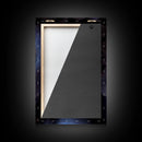 View of the milky way galaxy over a desert night sky, framed canvas print