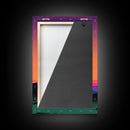 A Lone Tree in a Texas Field At Sunset, Retro Style MCM Art, Framed Canvas Print, Trendy Wall Prints, Landscape and Sunset Outrun Art