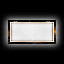 Abstract Wall Art, Ripples Art, Abstract Water Wall Decor, Vibrant Art, Panoramic Wall Decor, Canvas Print, Wall Art, Framed Canvas Art