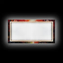 Forest Wall Art, Autumn Art, Sunset Wall Art, Lake Art Panoramic Art, Wall Art, Canvas Art, Landscape Art, Tiny House Decor, Game Room Decor