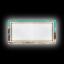 Vaporwave Art Deco Architecture, Framed Canvas Print, Retro 80s Wall Art, Liminal Spaces, Office Decor