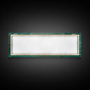 Emerald Green Sun Burst Wall Art, Art Deco Retro Vibes, Eclectic Home Decor, Emerand Green and Gold Horizontal Framed Canvas