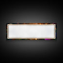 Beautiful 3D Rendered Flower Canvas Print, Wild Flowers In The Morning Dew at Sunset, Panoramic Extra Wide Wall Art