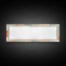 Midcentury Modern Style Abstract Square, Framed Canvas Print, MCM Modern Wall Art, Pastel Colors, Large Horizontal Wall Art Print