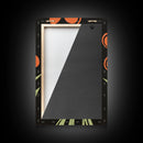 Orange Daisy with Black Background, Framed Canvas Print, Cute Floral Print, Botanical Minimalist Home Decor