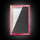 Preppy Pink Flamingo Painting Print, Trendy Wall Art, Animal Print, Framed Canvas Print, Wood Framed Art, Dorm Decor, Apartment Art