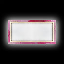 Pink Brush Strokes Framed Canvas Print - Modern Wall Are - Preppy Home Decor - She Shed Wall Art