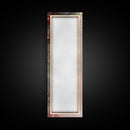Lantern Glow Canvas Print, whimsical Moroccan wall art with light pink tones and floral accents, tall skinny vertical wall art piece.