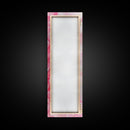 Pink Ribbons Canvas Print Abstract Feminine Wall Art Whimsical Vertical Decor Skinny Boho Gift Idea Light Pink Aesthetic