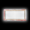 Gold Frame Abstract Framed Canvas Print Featuring Pink Abstract Art and Whimsical Art Light Pink Wall Art Minimalist Rustic Decor