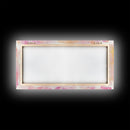 Pink Sunglasses Painting Framed Canvas Print, Whimsical Art Decor, Light Pink Wall Art, Retro Fashion Gift Idea, Original Artwork