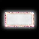 Shimmery Pink Palette Canvas Print Minimalist Makeup Art Light Pink Wall Art Dorm Room or Beauty Studio Aesthetic Gift Idea