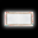 Vintage Camera Painting Framed Canvas Print Pink Wall Art Whimsical Art Living Room Art Light Pink Wall Art Unique Gift Idea