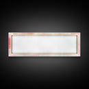 Romantic Calligraphy Canvas Print with Pink Abstract Art, Minimalist Wabi Sabi Aesthetic, Bedroom or Living Room Horizontal Wall Art