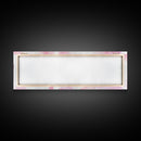 Pink Abstract Art Framed Canvas Print Featuring Lip Gloss Collection, Feminine Living Room Artwork, Boho Dorm Decor Gift Idea