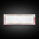 Balloon Painting Framed Canvas Print in Pastel Pink Hues, Whimsical Horizontal Artwork, Light Pink Wall Art for Living Room Decor