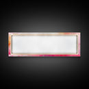 Abstract Script Canvas Print Pink Orange Wall Art Light Pastel Decor Modern Bedroom Artistic Boho Minimalist Horizontal Art