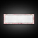 Light Pink Combs and Brushes Wall Art, Framed Canvas Print, Feminine Whimsical Art, Makeup Room Wall Art, Girly Room Decor