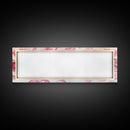 Abstract Ribbon Canvas Print Feminine Pink Abstract Artwork Horizontal Wabi Sabi Decor Minimalist Wall Art Above Sofa Framed Art