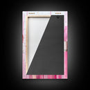 Painterly Brushes Canvas Print Pink Abstract Art Whimsical Art Rustic Decor Minimalist Dorm Wall Art Gift Idea Art Nouveau