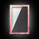 Origami Crane Painting Framed Canvas Print Whimsical Wall Art Light Pink Room Decor Minimalist Art Cherry Blossom Inspired Gift Idea