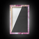 Pearlescent Beads Abstract Canvas Print Light Pink Wall Art Vertical Artwork Minimalist Decor Original Painting Bedroom Art