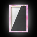 Light Pink Lipstick Trio Canvas Print, Whimsical Art, Makeup Wall Art, Pink Abstract Art, Feminine Decor, Bedroom Art, Gift Idea for Her