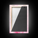 Cute pink macarons whimsical kitchen framed canvas print food review dessert art playful pastel decor cozy gift idea fun wall art