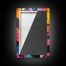 Bold Graffiti Framed Canvas Print, Urban Street Art Style Wall Decor, Moody Abstract Art, Gift Idea for Him, Living Room Wall Art