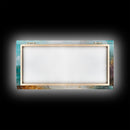 Coastal decor, framed canvas print, extra wide art, nautical wall art, beach road painting, rustic landscape, panoramic art