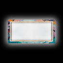 Coastal Canyon Sunset, panoramic painting, extra wide art, framed canvas print, seascape painting, southwest wall art