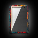 Playing Card Art, chicano art, bold abstract painting, moody art, graffiti wall art, framed canvas print, gift idea, rustic decor