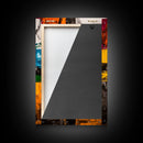 Industrial Abstract, Geometric Art, Bold Black and Yellow, Modern Wall Decor, Office Art, Contemporary Painting, Framed Canvas Print