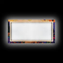 Fantasy Canyon View, Vibrant Mountain Art, Lakeside Sunset, Canvas Print, Mediterranean Decor, Dreamscape Wall Art, Nature Painting