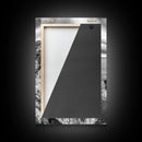 Sea Arch, Coastal Rock, Ocean Cliffside, Canvas Print, Dramatic Nature Wall Art, Living Room or Office Decor, Black White Seascape