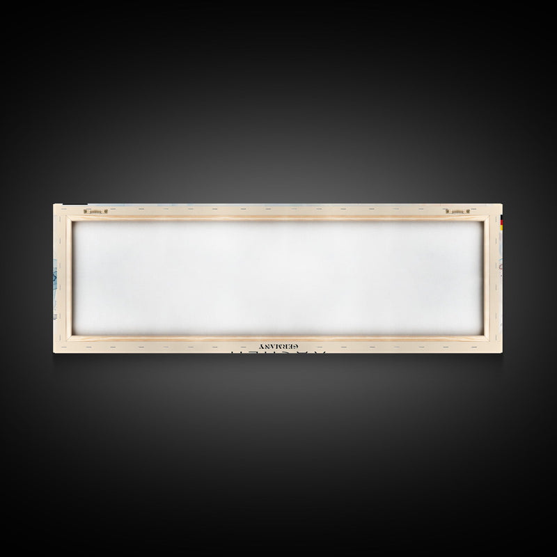 Aachen Germany  Panoramic Travel Poster, Framed Canvas Print or Metal Wall Art, Travel Art, Home Decor, Panoramic Painting, Midcentury Art