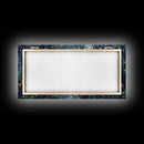 Creepy Victorian Hedge Maze, Haunted Cemetary Framed Canvas Print, Spooky Season Wall Art