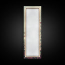 Skinny Art of Still Life with Elegant Glass Bottle and Floral Accents – Japanese-Inspired Framed Canvas Print