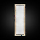 Plum Blossom Branch in Japanese Skinny Art with Delicate Pink Flowers – Framed Canvas Print